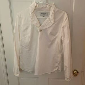 ELIZABETH MCKAY Ruffle Blouse